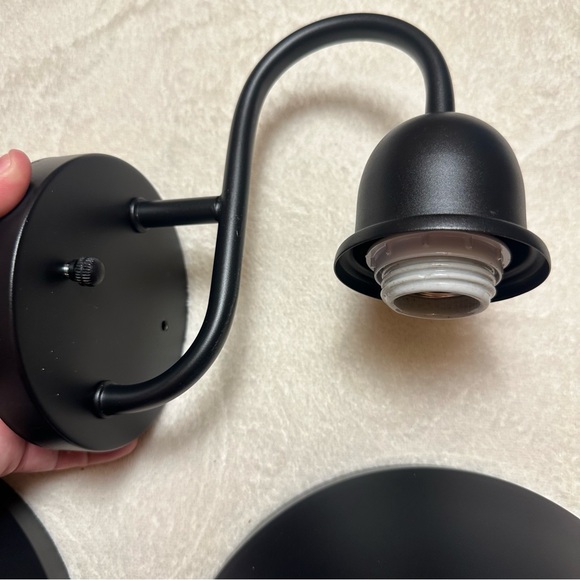 Brightever Gooseneck Light Fixtures Farmhouse Black Wall Sconce Set of 2 New - Picture 11 of 13
